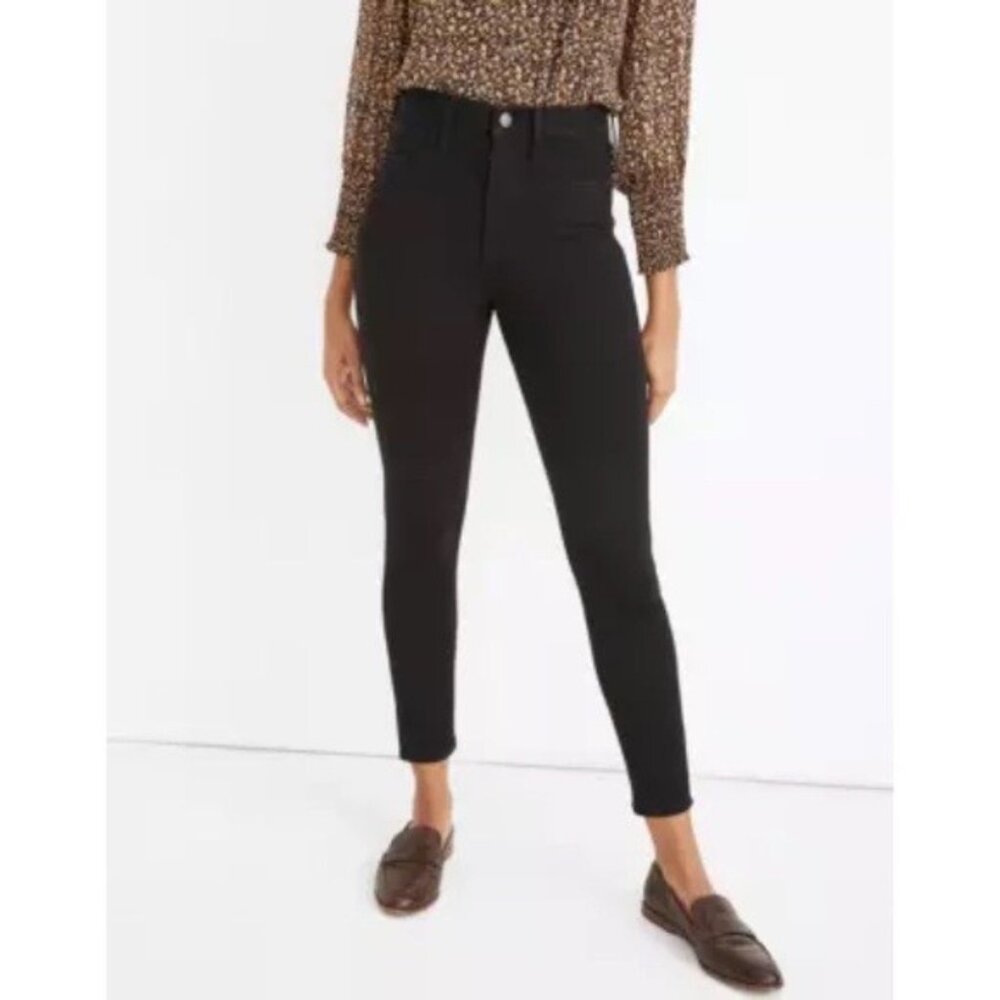 Madewell Roadtripper Black Stretch Skinny Jeans Size 26
